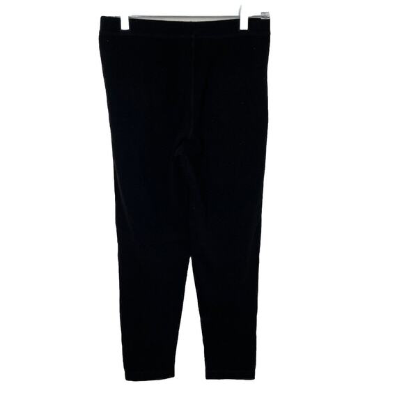 Neiman Marcus Black Cashmere Collection Leggings Womens Sz Large - 28 Waist - Picture 1 of 15